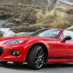 2013 Miata with hard top on whistler sea to sky highway